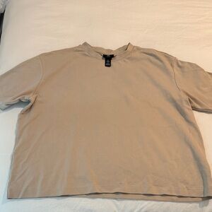 H&M Beige Short Sleeve Tee